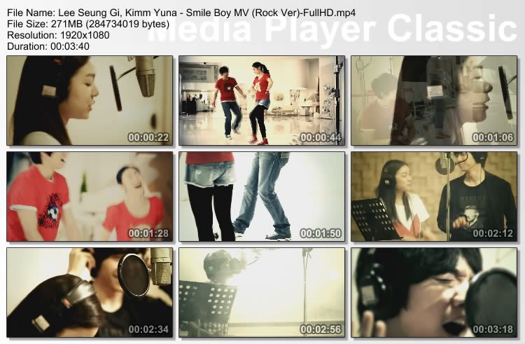 Lee Seung Gi & Kim Yuna   Smile Boy (Rock Ver )