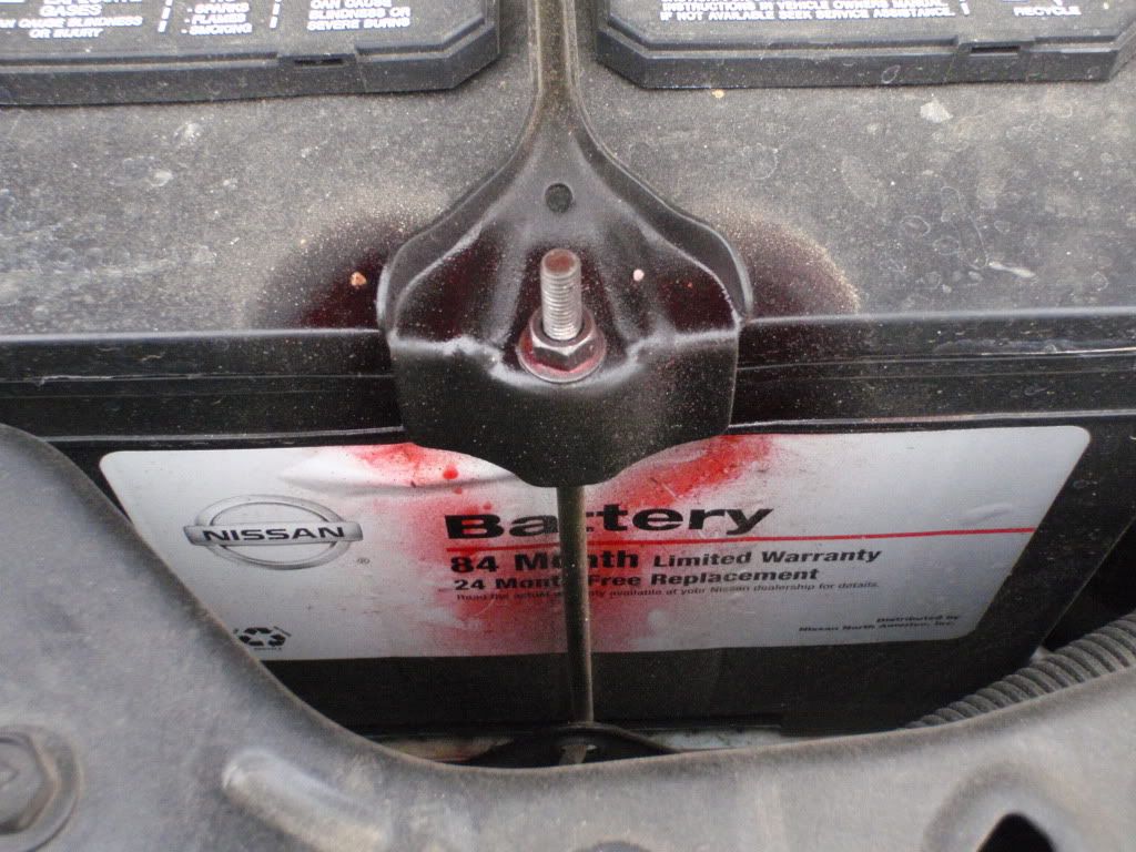 Red sticky substance on the battery? Second Generation Nissan Xterra Forums