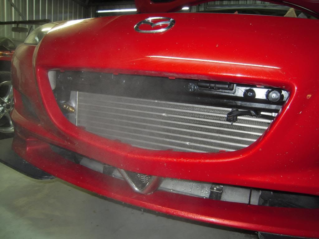 Intercooler water sprayer