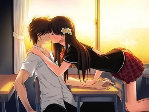 Anime Kiss Pictures, Images and Photos