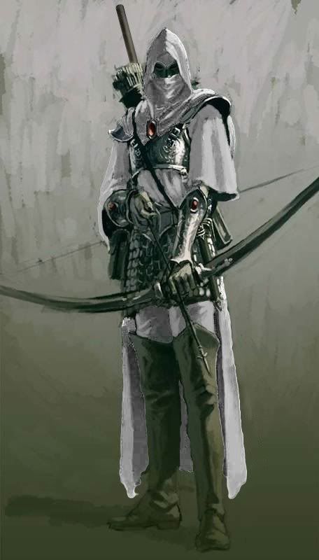 Archer in white