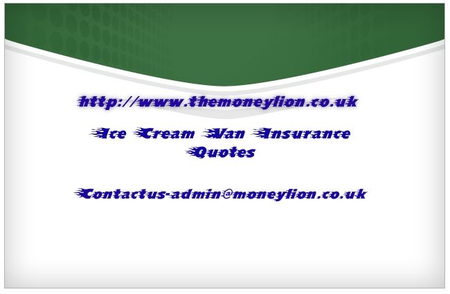 Ice Cream Van Insurance Quotes (c) icecreamvaninsurancequotes