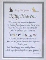 A Letter From Kitty Heaven