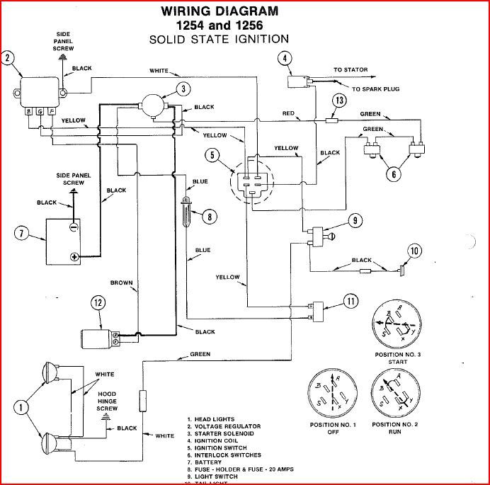 Ignition Switch Wiring Diagram Tractor