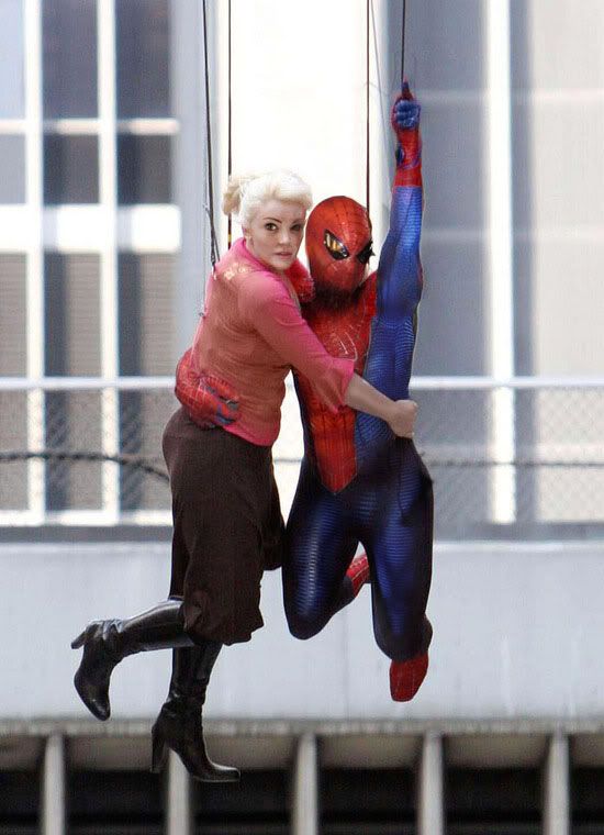 Spiderman Saving Someone