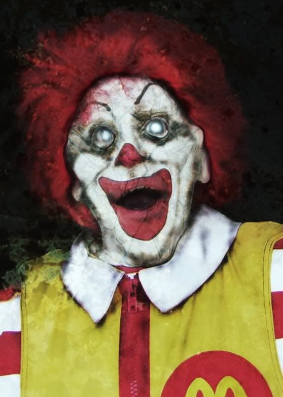 People find clowns very unnatural in appearance