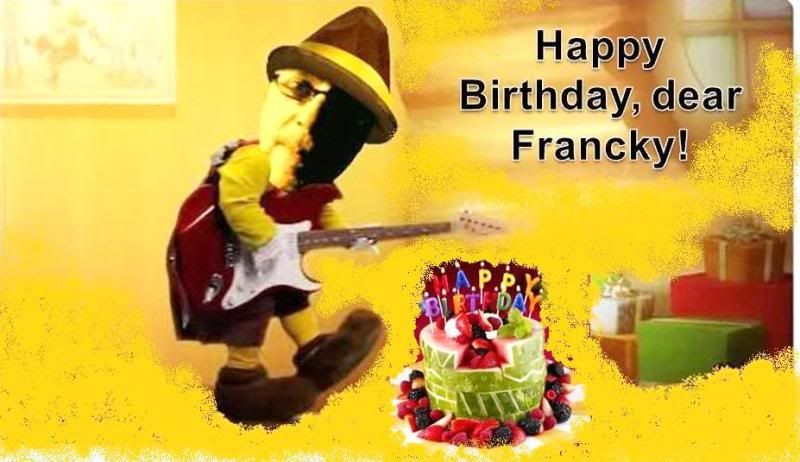 Happy Birthday, dear Francky!