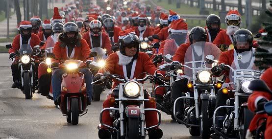 Santas in Gdynia