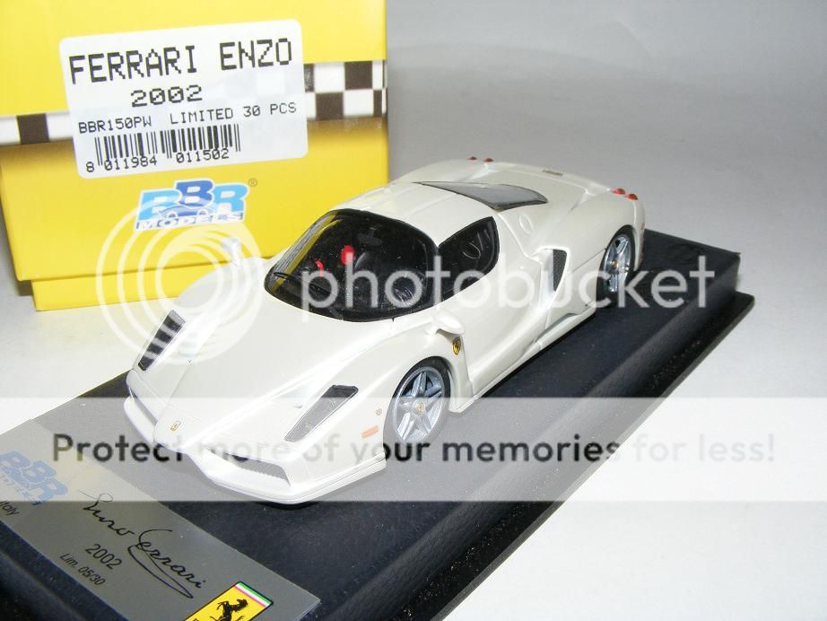 43 BBR Ferrari Enzo 2002 Pearl White Leather base  