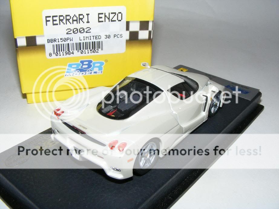 43 BBR Ferrari Enzo 2002 Pearl White Leather base  