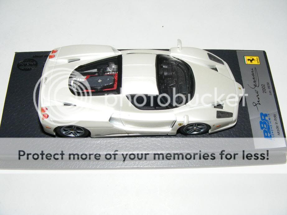 43 BBR Ferrari Enzo 2002 Pearl White Leather base  