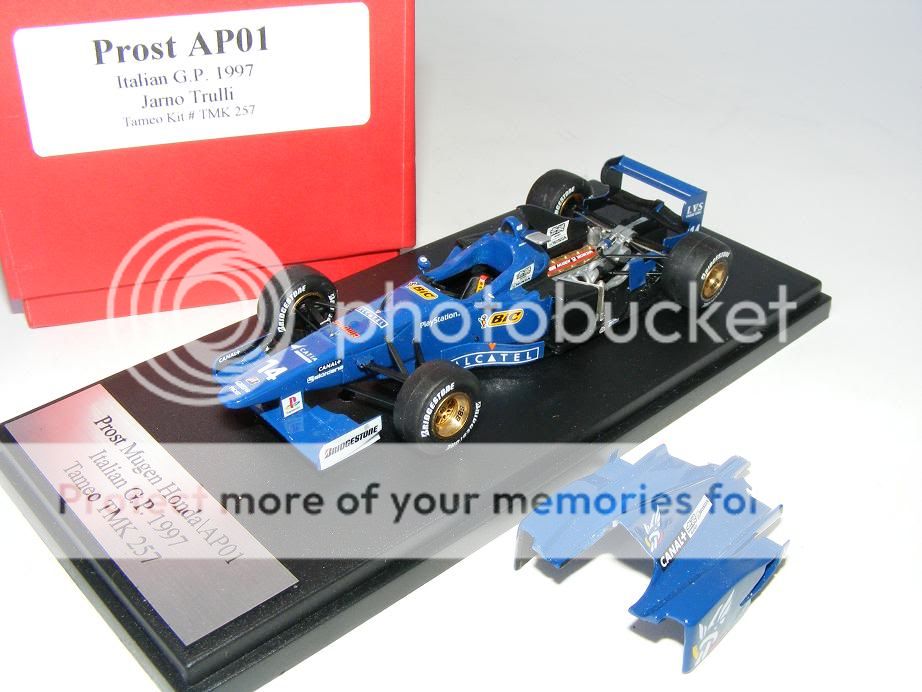 43 Tameo F1 Prost AP01 Italian G.P. 1997 J.Trulli BBR  