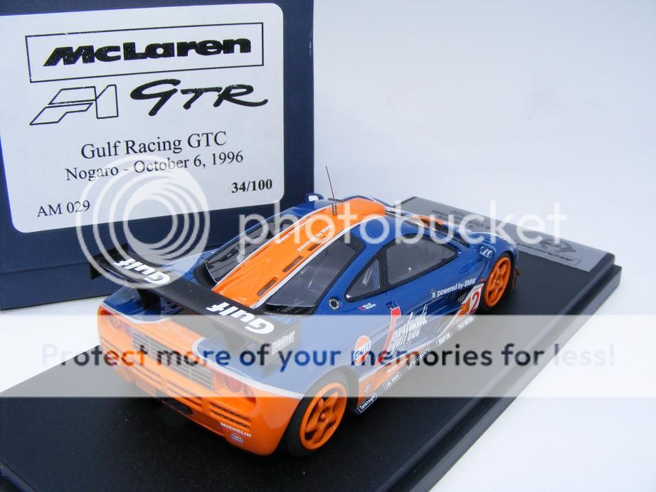 43 AutoBarn Models McLaren F1 GTR Gulf Nogaro 1996  