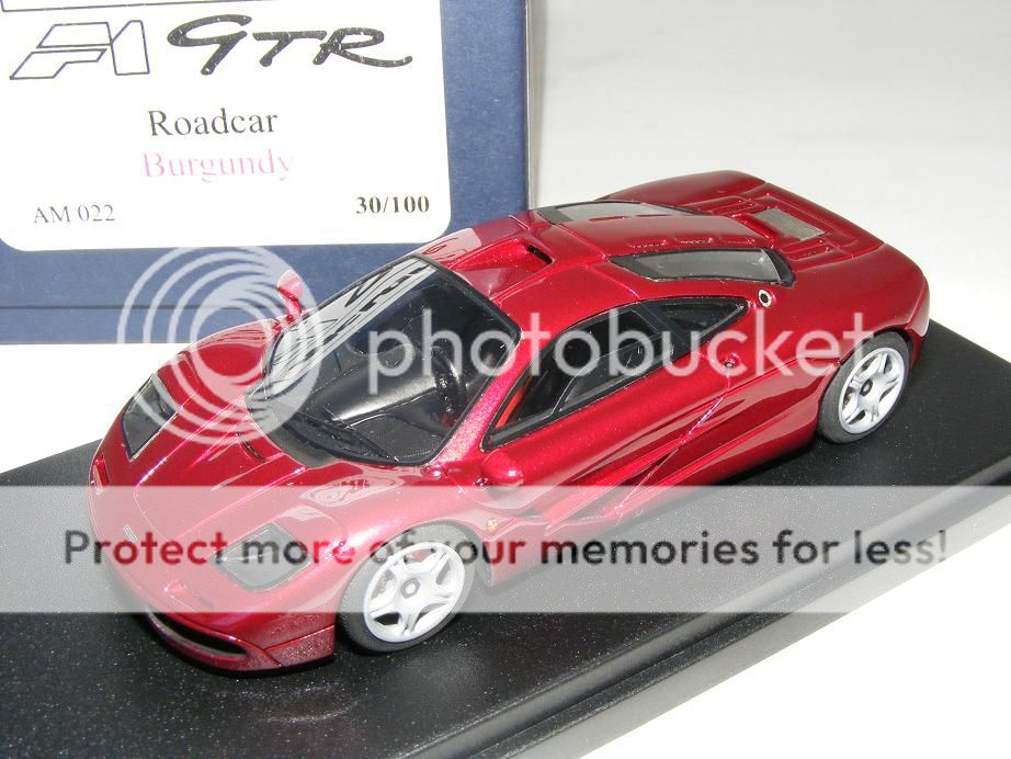 43 AutoBarn Models McLaren F1 Roadcar Burgundy  