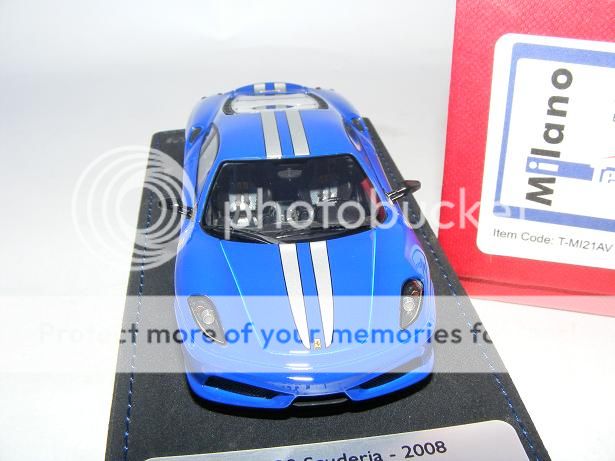 43 Tecnomodel Ferrari 430 Scuderia Blue Violet / Grey Stripe Limited 