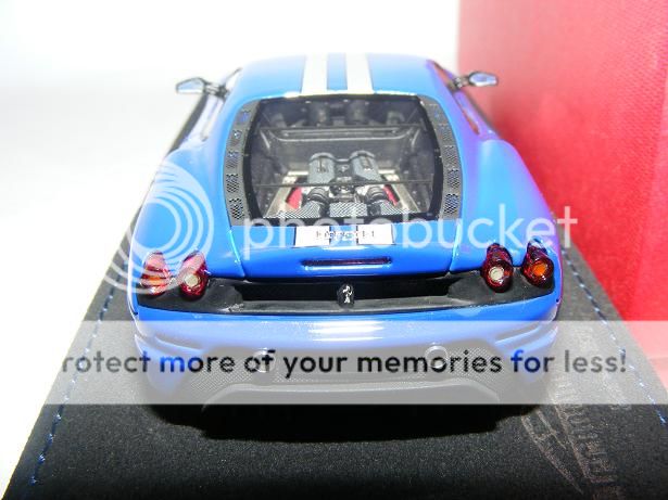 43 Tecnomodel Ferrari 430 Scuderia Blue Violet / Grey Stripe Limited 