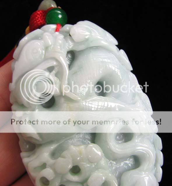 Natural AAA+++ Grade Type Jadeite Carved Dragon Statue  